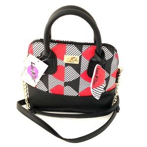 BETSEY JOHNSON LBdena Lips Satchel Crossbody